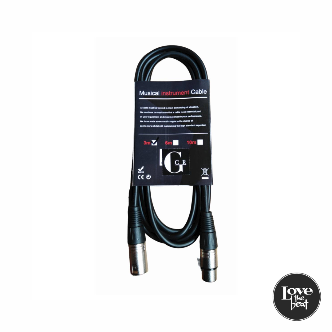 Cable XLR 3mts
