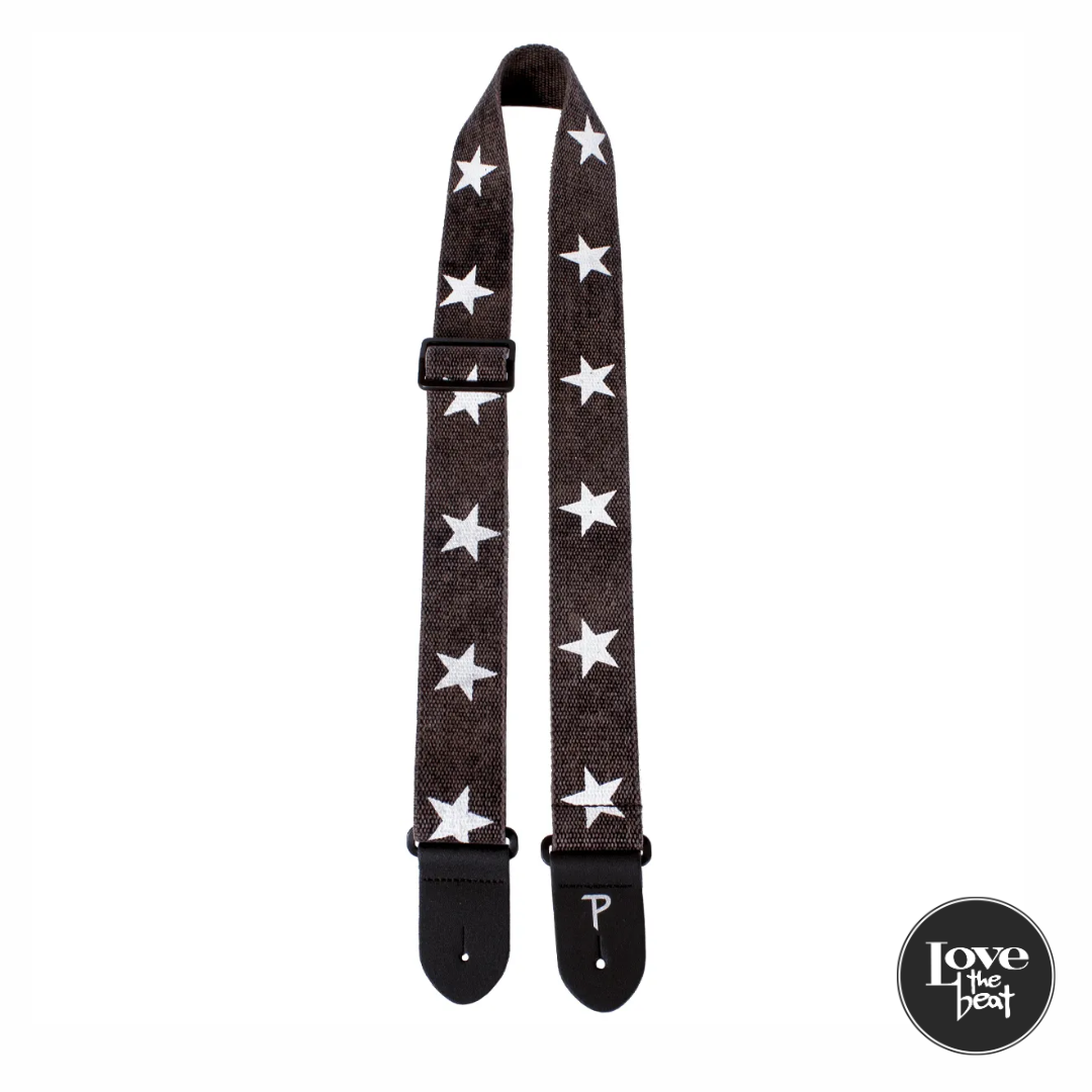 Perri's Leathers- Correa Estampada Choco Stars