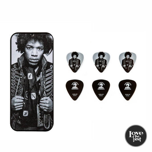 Dunlop - Uñetas Collector Series Authentic Hendrix con cajita