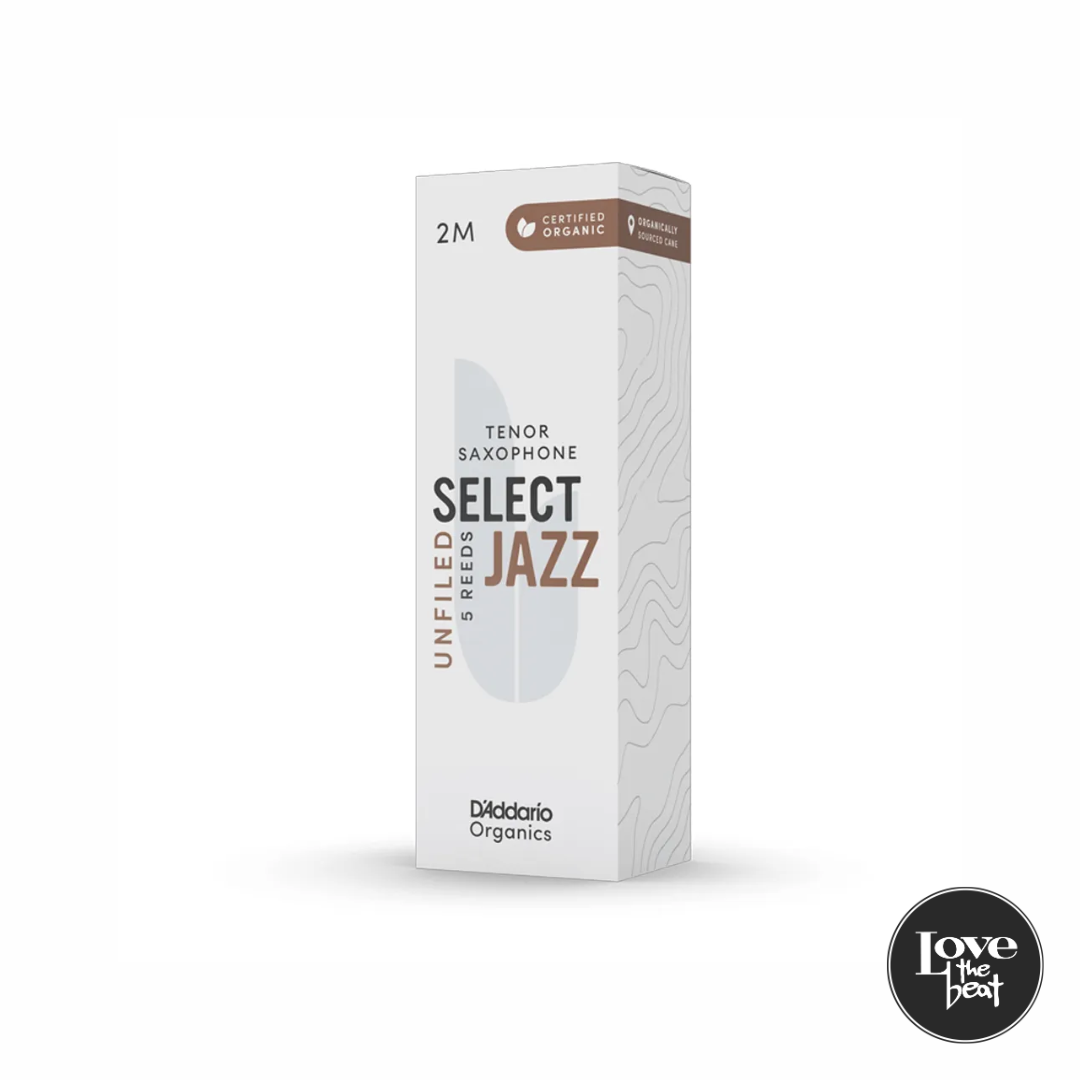 D'Addario - Set de cañas para Saxo Tenor Organic Select Jazz 2 M