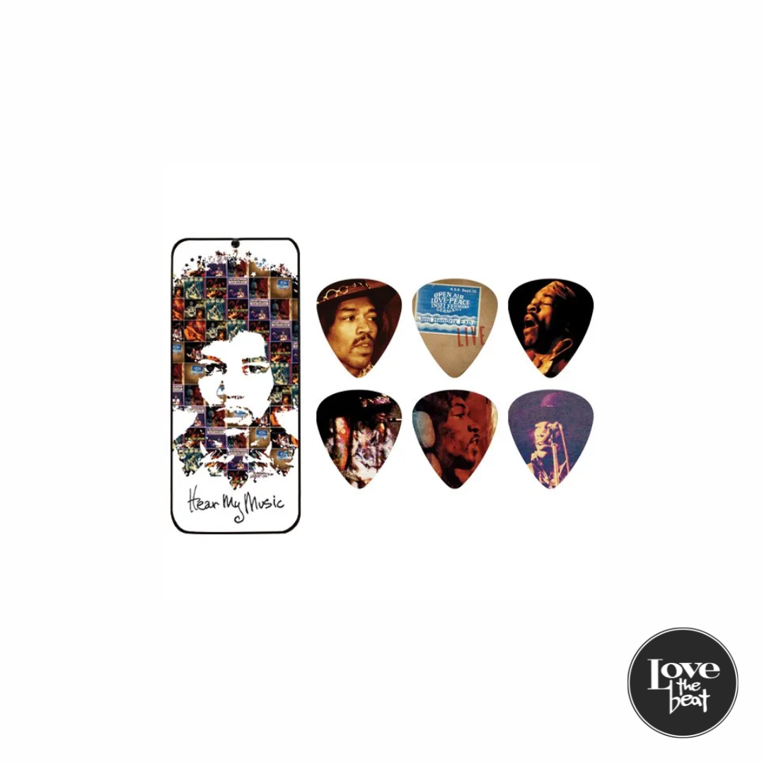 Dunlop - Uñetas Collector Series Authentic Hendrix 2 con cajita