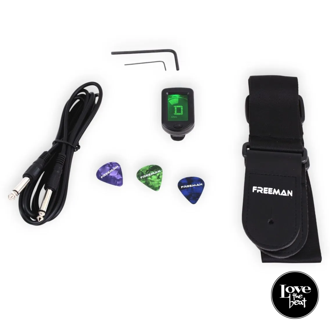 Freeman - Pack Guitarra Eléctrica Rockstarter Red