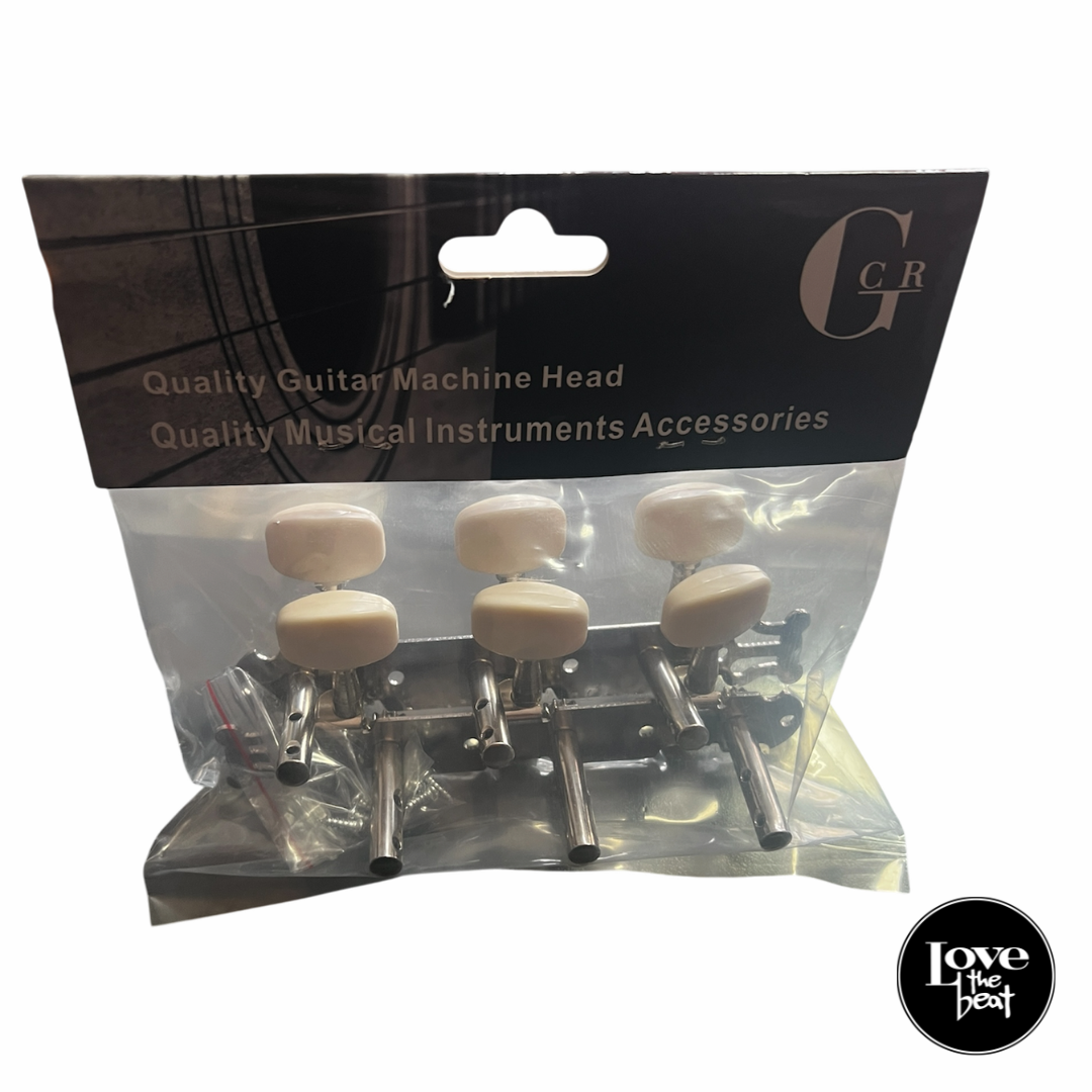 Clavijero para guitarra clásica de eje delgado