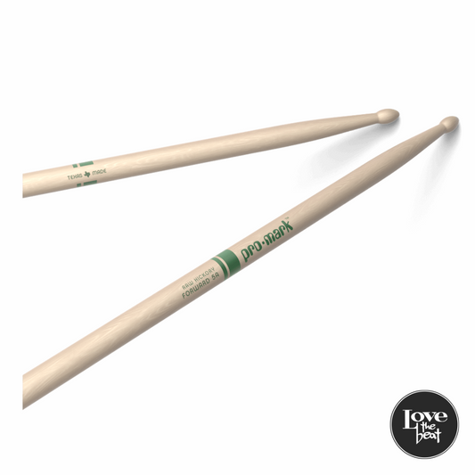 ProMark - Baquetas TXR5AW 5A Classic Hickory Punta ovalada de madera