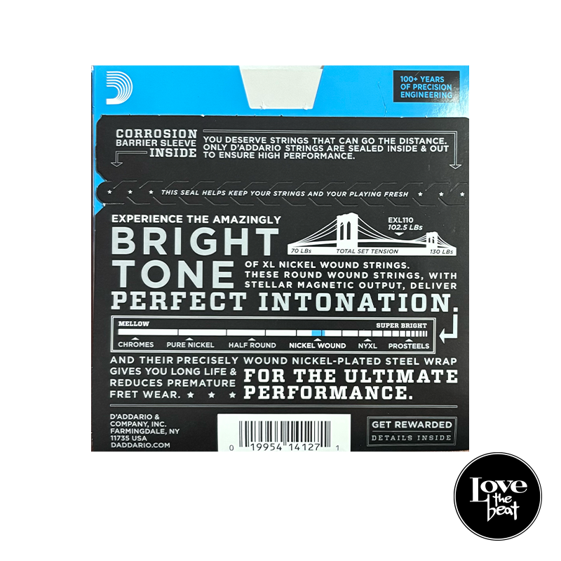 D'Addario - Encordado para guitarra eléctrica EXL110