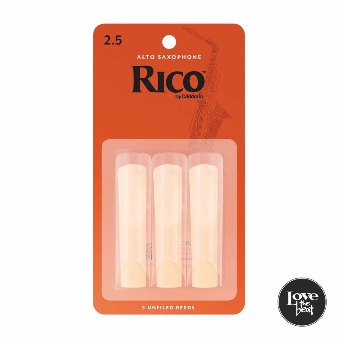 D'Addario - Set de cañas para Saxofón Alto 2.5 Rico