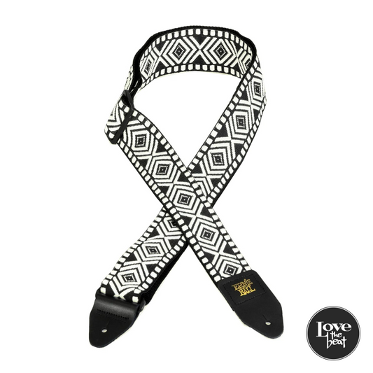 Ernie Ball - Correa Jacquard White Savannah