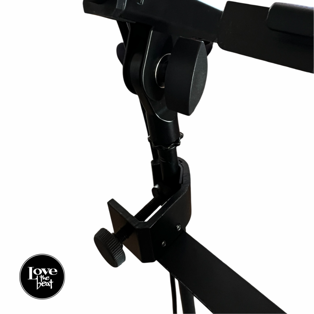 Atril micrófono con Clamp para Tablet/iPad