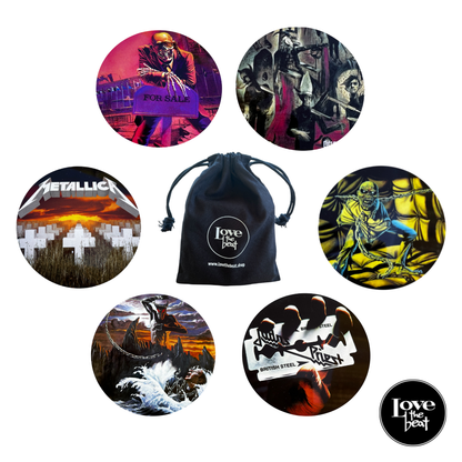 Love The Beat Posavasos - Colección Classic Metal