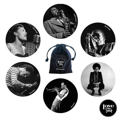 Love The Beat Posavasos - Colección Jazz Masters