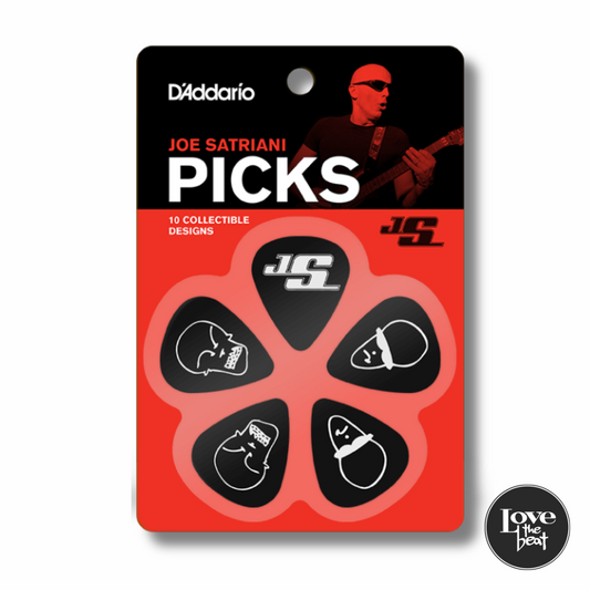 D'Addario - Uñetas Signature Series Joe Satriani Black