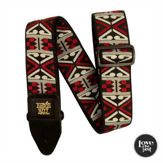 Ernie Ball - Correa Jacquard Primal Red