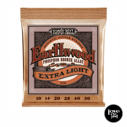 Ernie Ball - Encordado para guitarra acústica Earthwood Extra Light