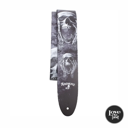 Perri's Leathers - Correa de guitarra de cuero Alchemy The Scream