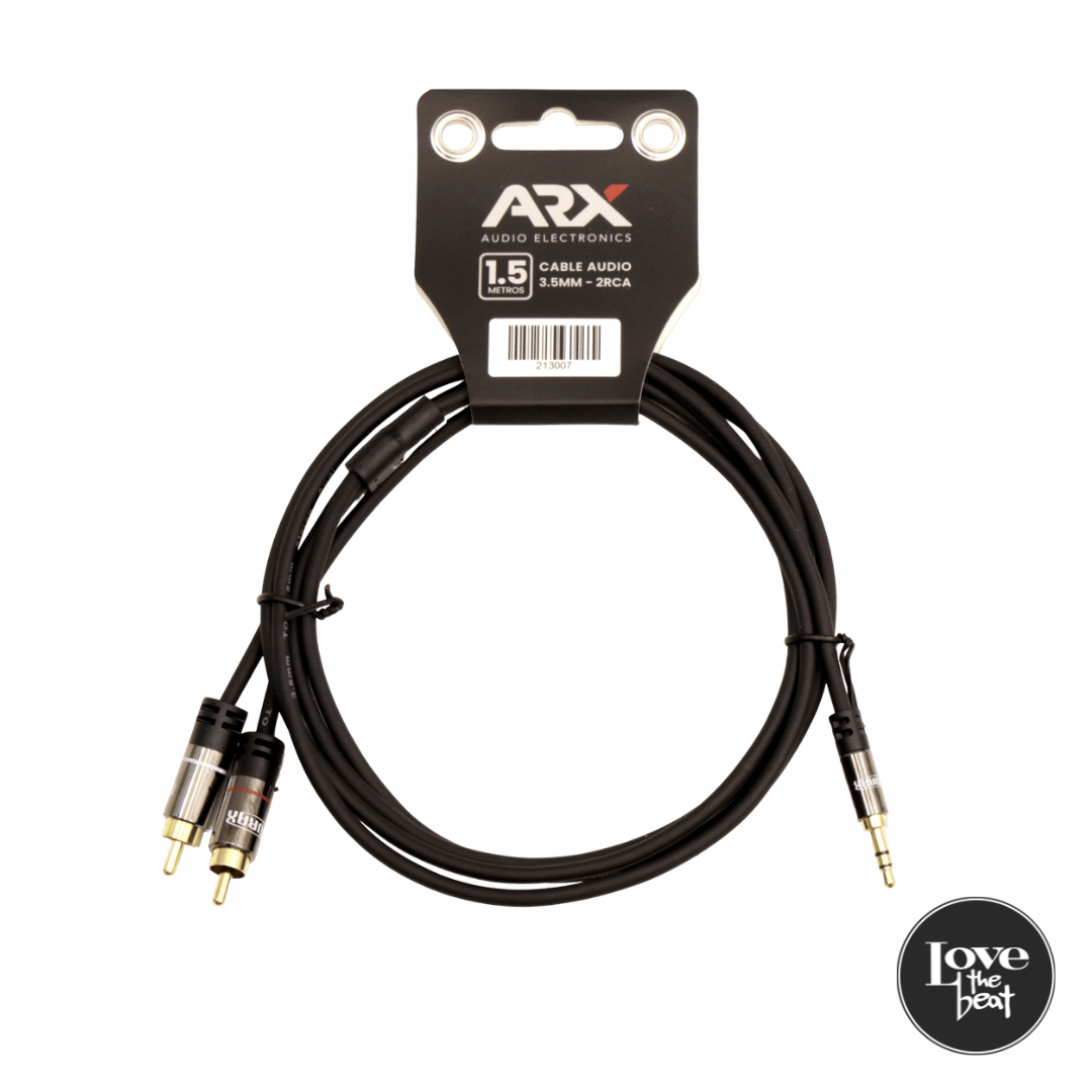 ARX - Cable Mini Plug 3.5mm a RCA 1.5mt