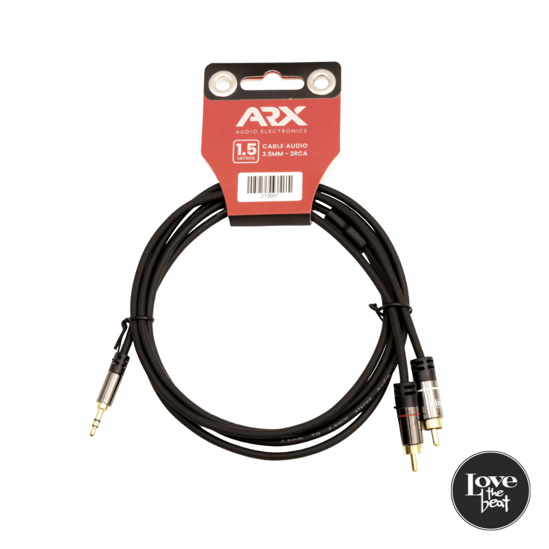 ARX - Cable Mini Plug 3.5mm a RCA 1.5mt