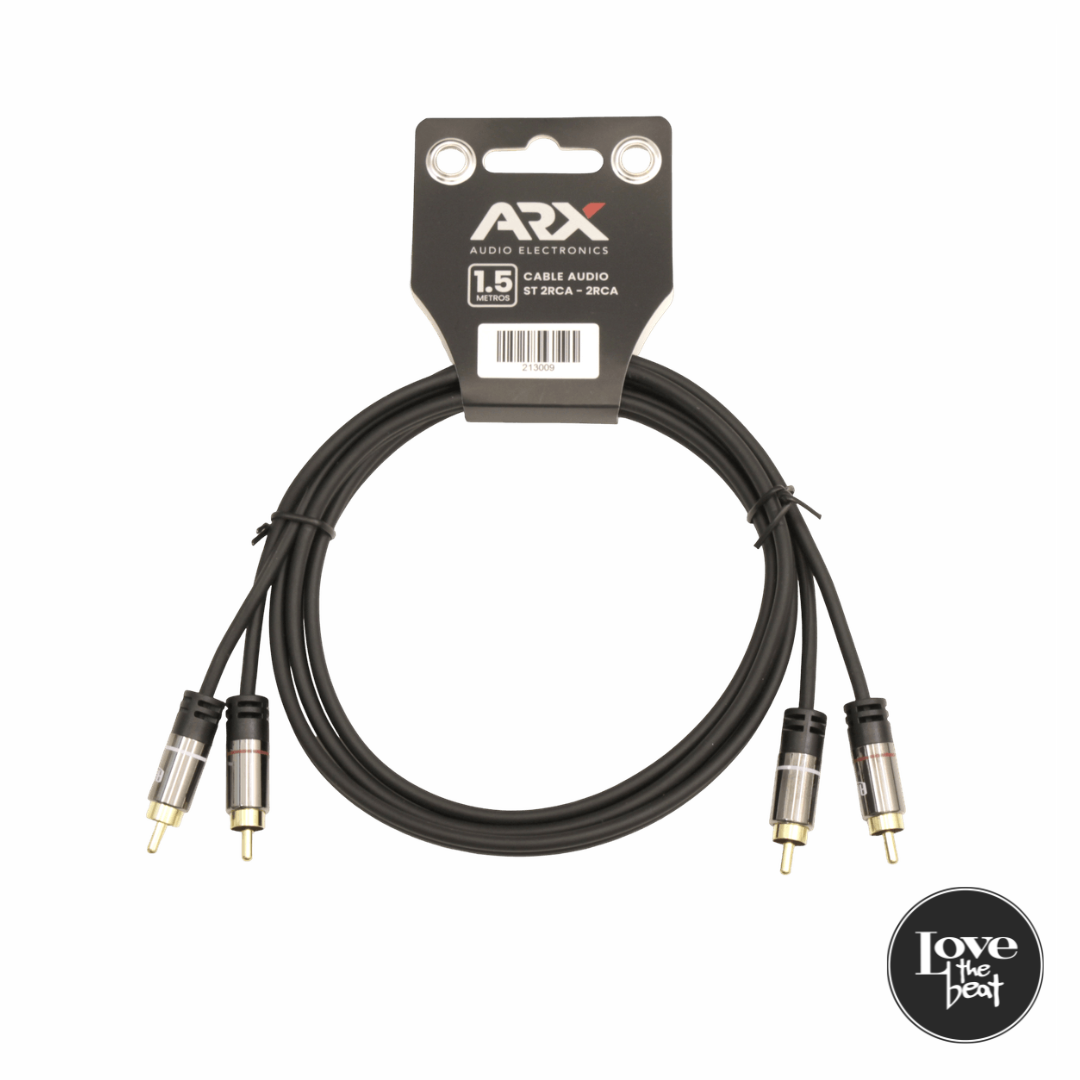 ARX - Cable 2 RCA a 2 RCA 1.5mt