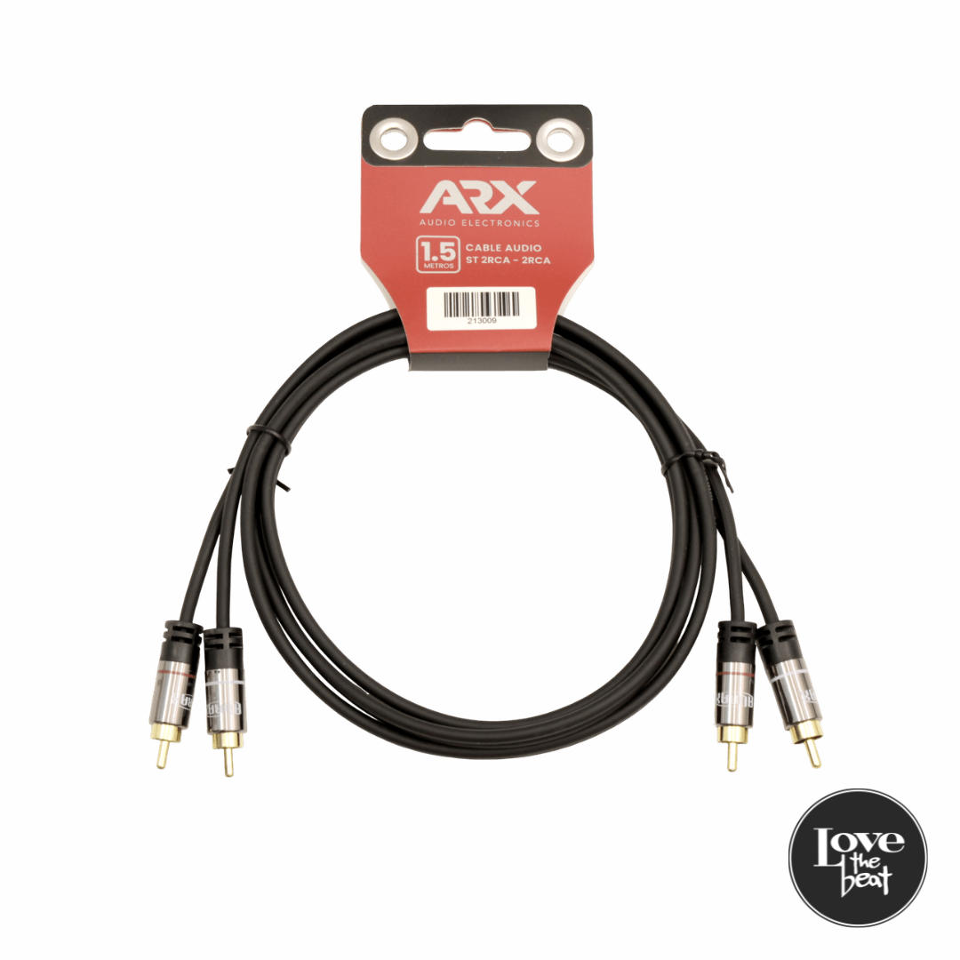 ARX - Cable 2 RCA a 2 RCA 1.5mt