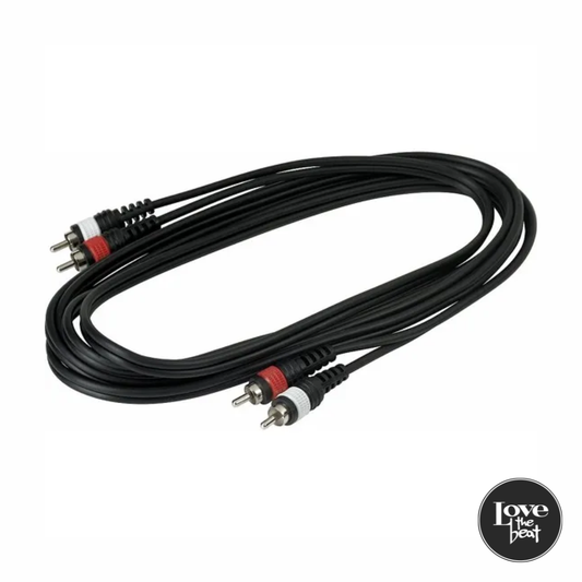 Rockcable - Cable 2 RCA a 2 RCA 3mt