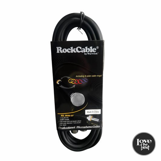 Rockcable - Cable para micrófono XLR  RCL30355D7 BK