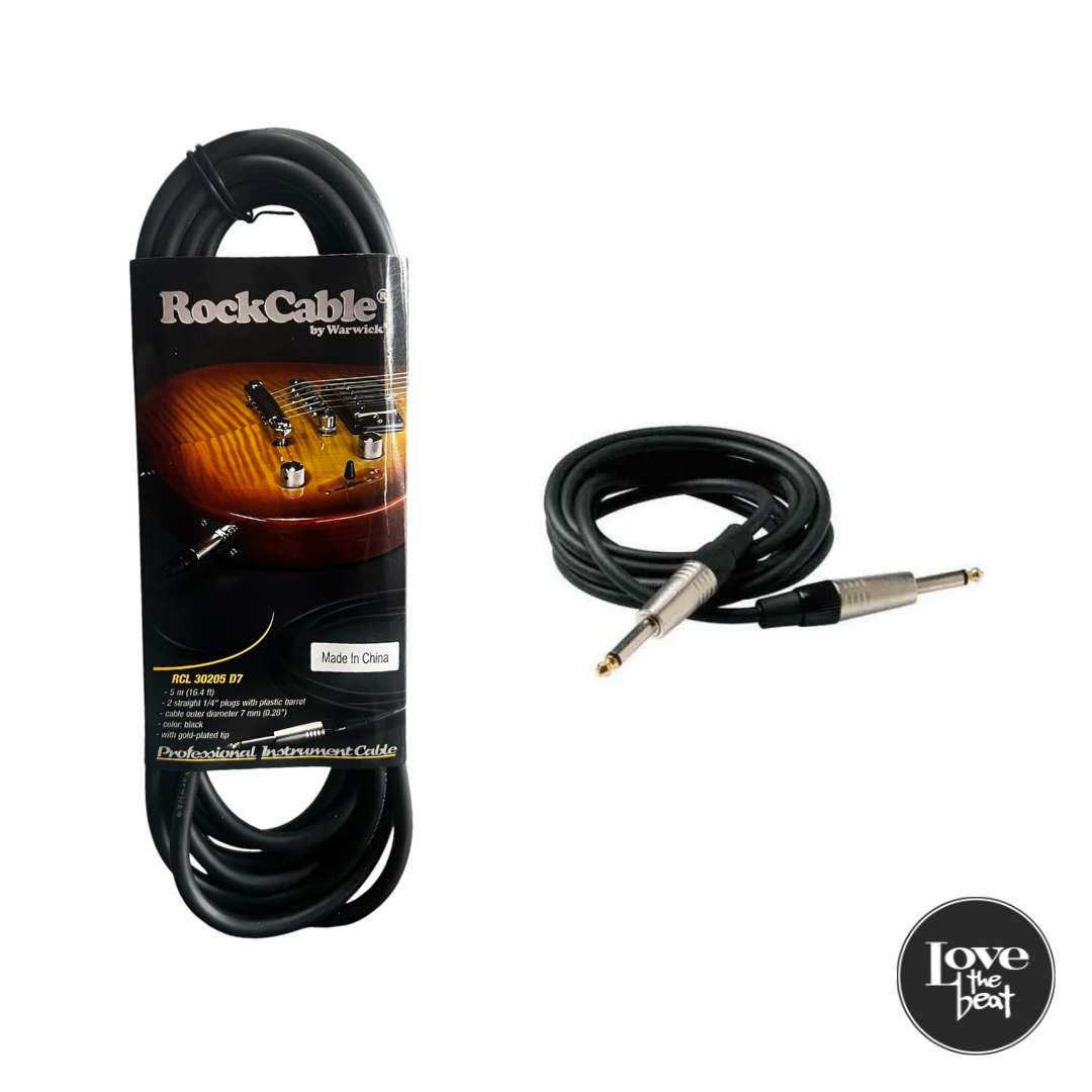 Rockcable - Cable para instrumento RCL30205 D7 Black