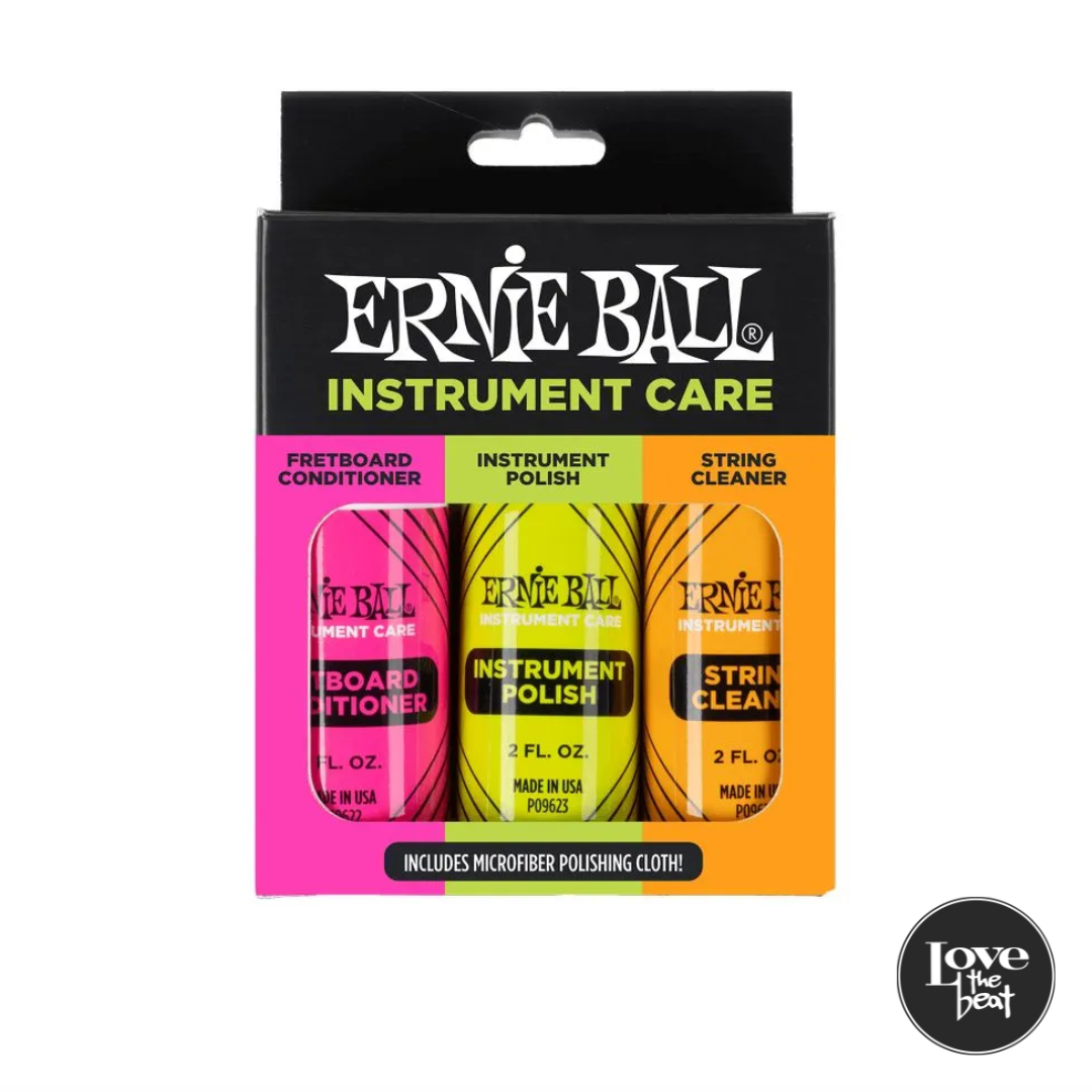 Ernie Ball - Kit de Limpieza con paño microfibra P04225