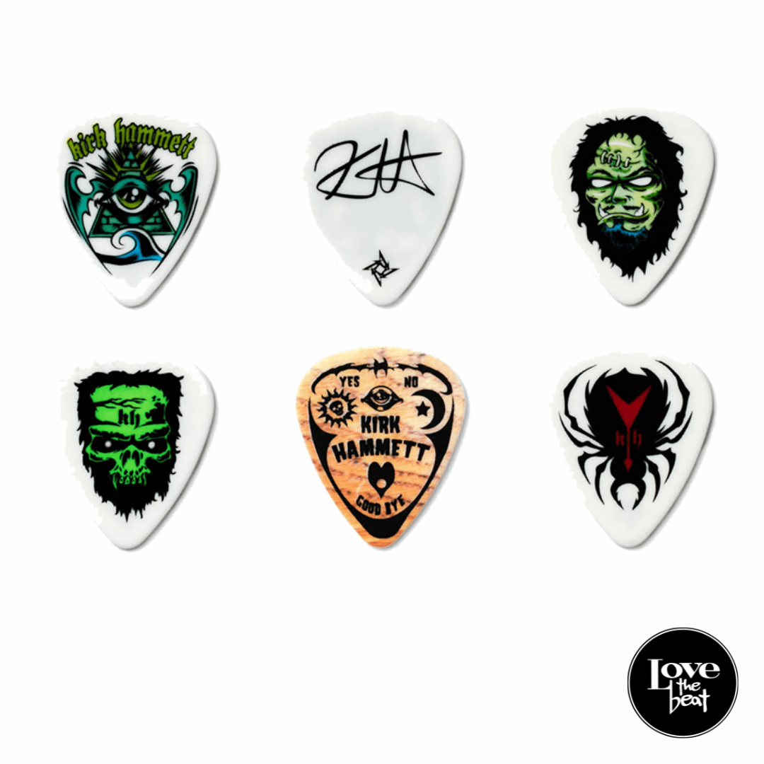 Dunlop - Uñetas Collector Series Kirk 'The Monster' Hammett con cajita