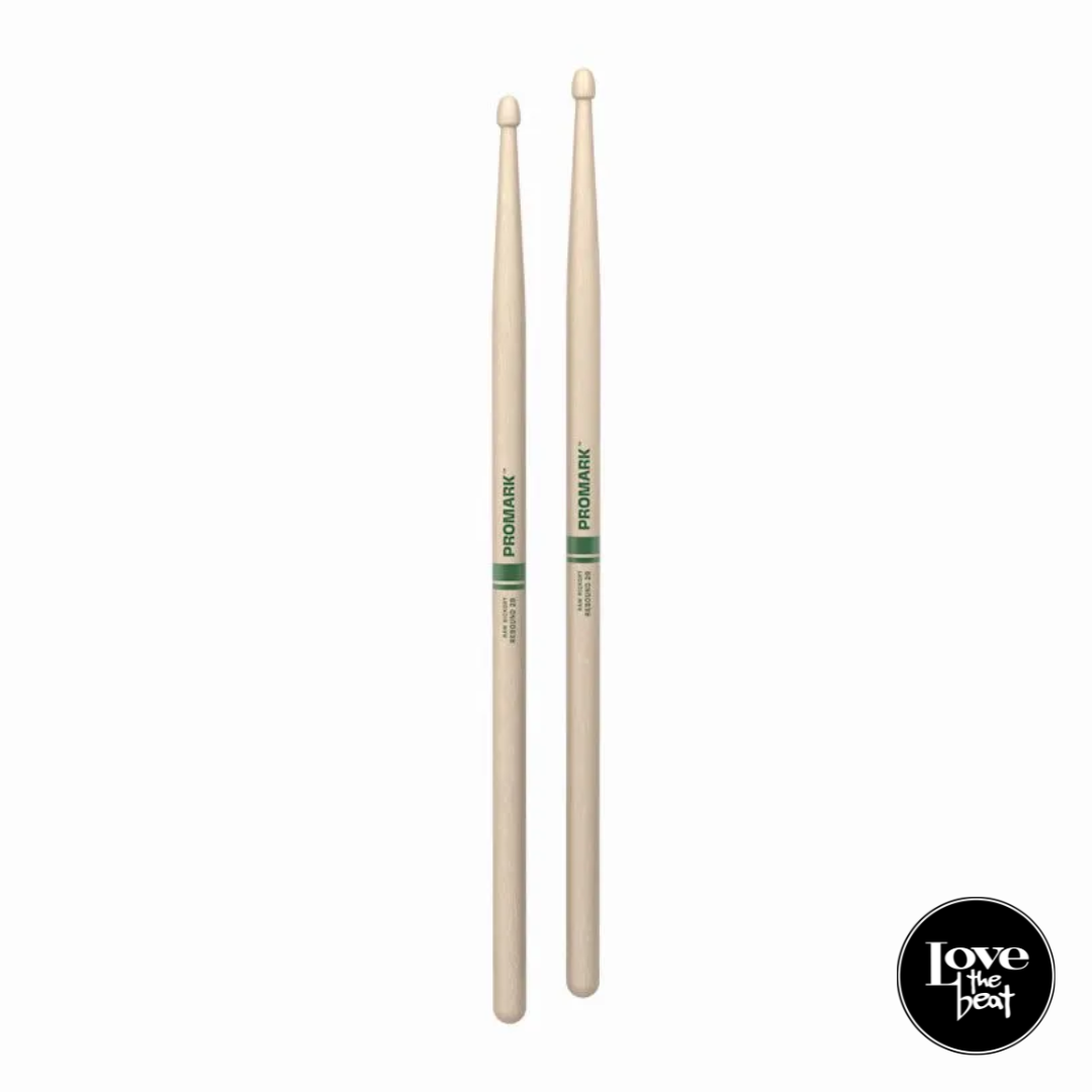 ProMark - Baquetas RBHR625AW 2B Rebound Raw Hickory Punta madera