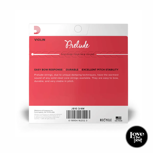 D'Addario - Encordado para Violín Prelude J810 3/4M