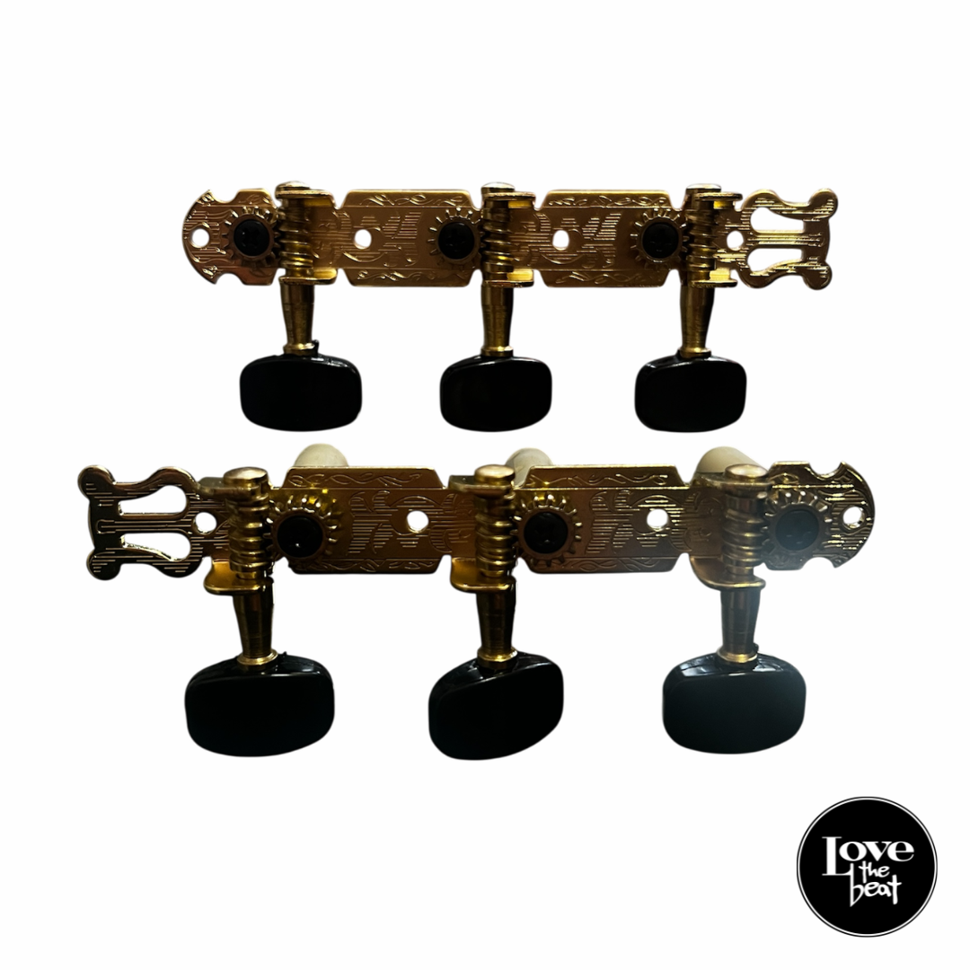 Clavijero para guitarra clásica dorado