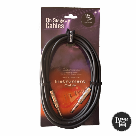 OnStage - Cable Plug-Plug 4.5mts para instrumento