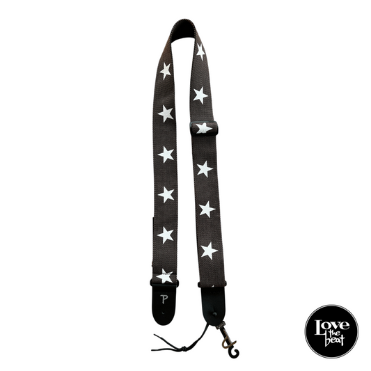Perri's Leathers- Correa Estampada Choco Stars