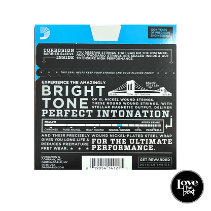 D'Addario - Encordado para guitarra eléctrica EXL110