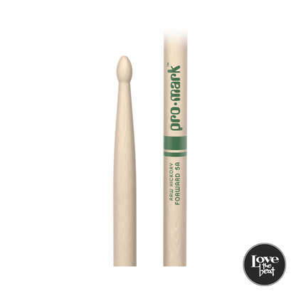 ProMark - Baquetas TXR5AW 5A Classic Hickory Punta ovalada de madera