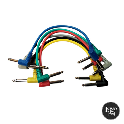Set de 6 Cables Patch Colores 20cm