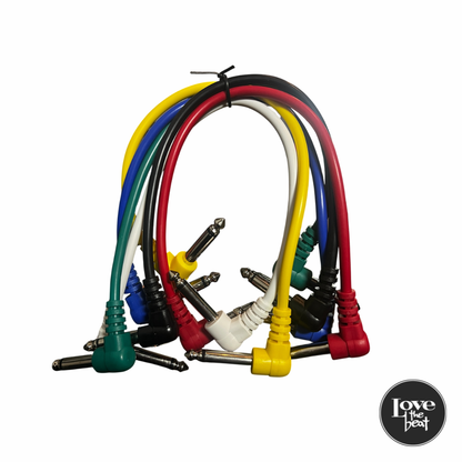 Set de 6 Cables Patch Colores 20cm